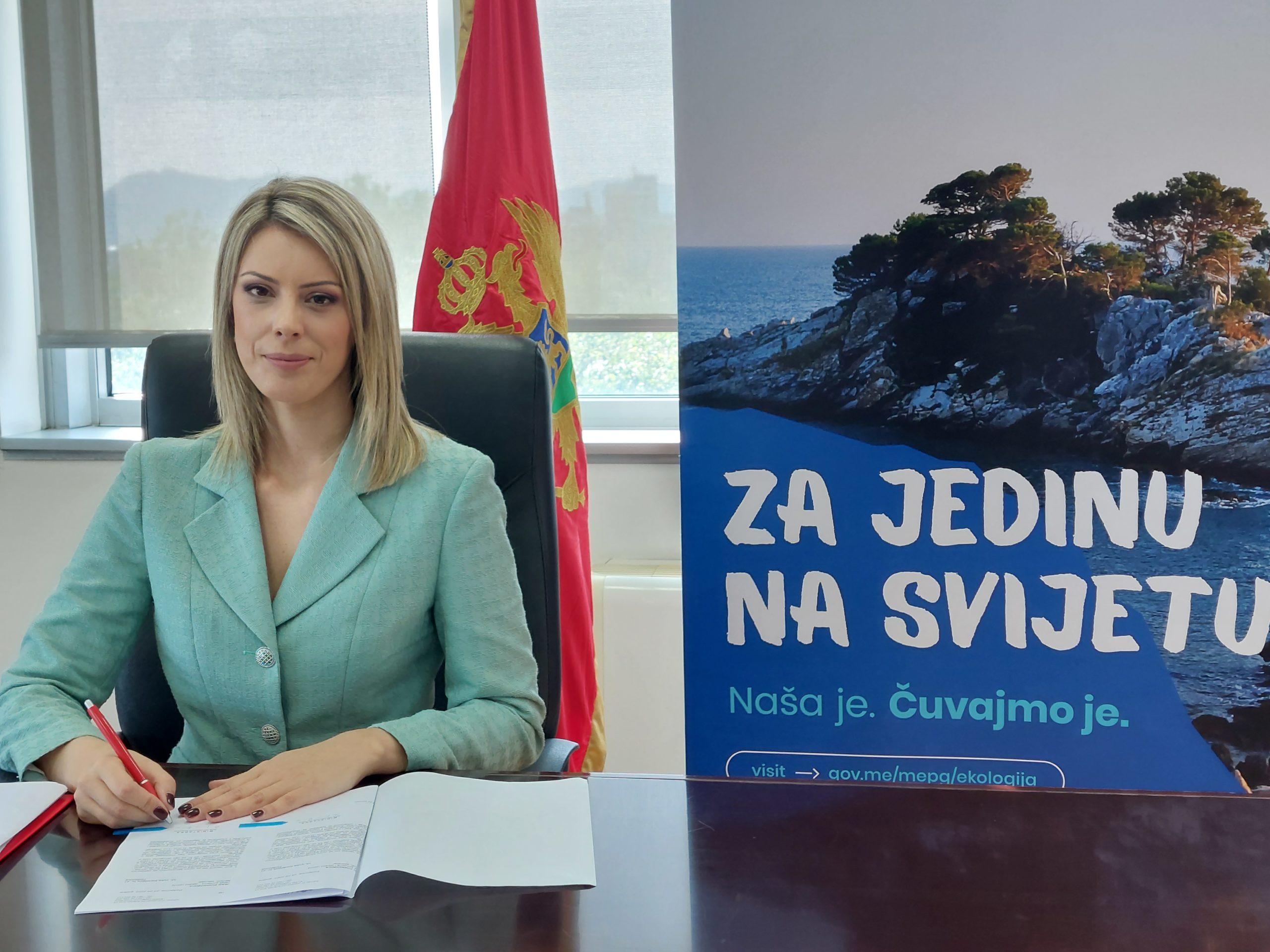 Novaković Đurović potpisala saglasnost o proglašenju Spomenika prirode „PARK ŠUMA GORICA“.