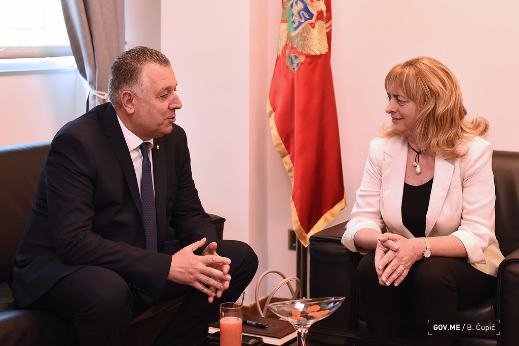 Miljanić na sastanku sa Vesnom Vučković: Podrška inicijativi za izradu nacionalne strategije za borbu protiv korupcije