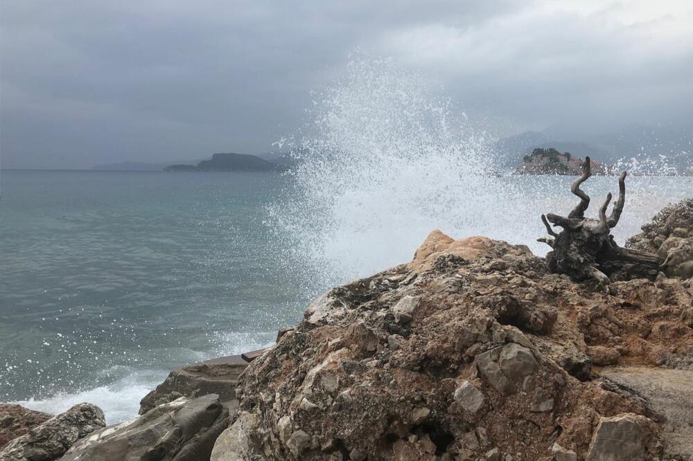 Izdat žuti meteo alarm: Upozorenje za oluju na teritoriji Crne Gore