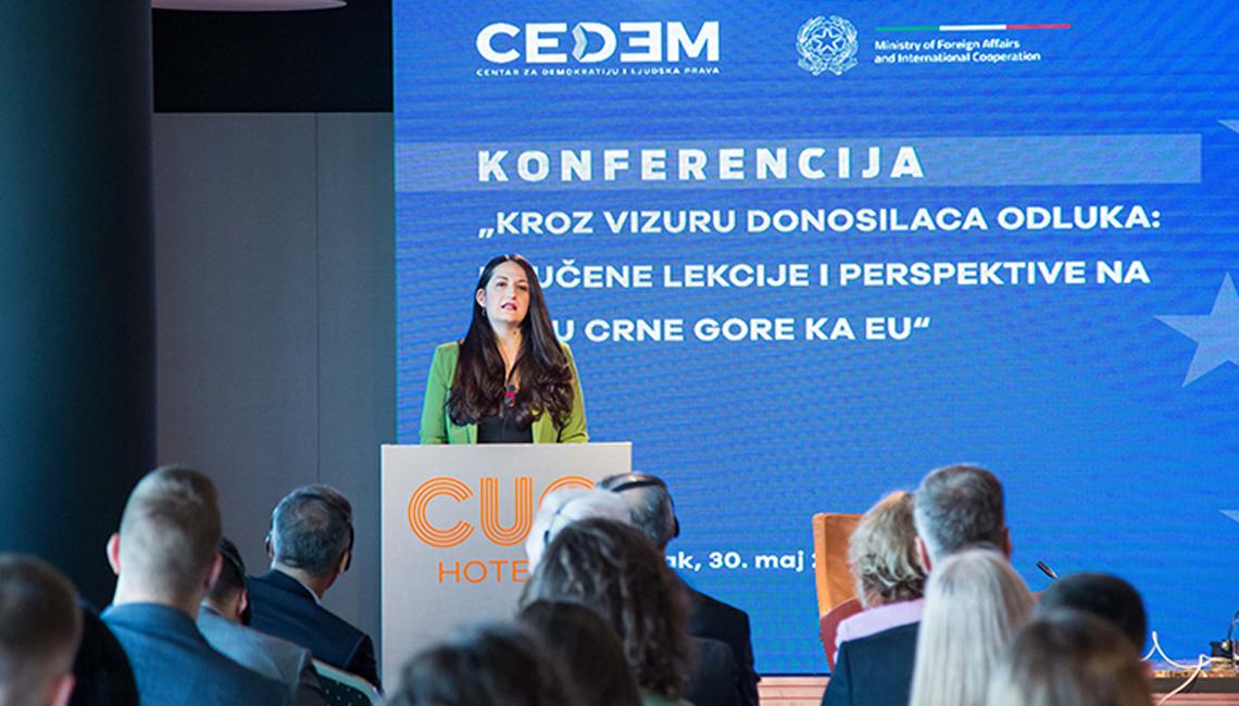 Zaključeno na konferenciji „Naučene lekcije i perspektive na putu CG ka EU“: Ozbiljan pristup reformskim procesima ključan za napredak Crne Gore ka EU