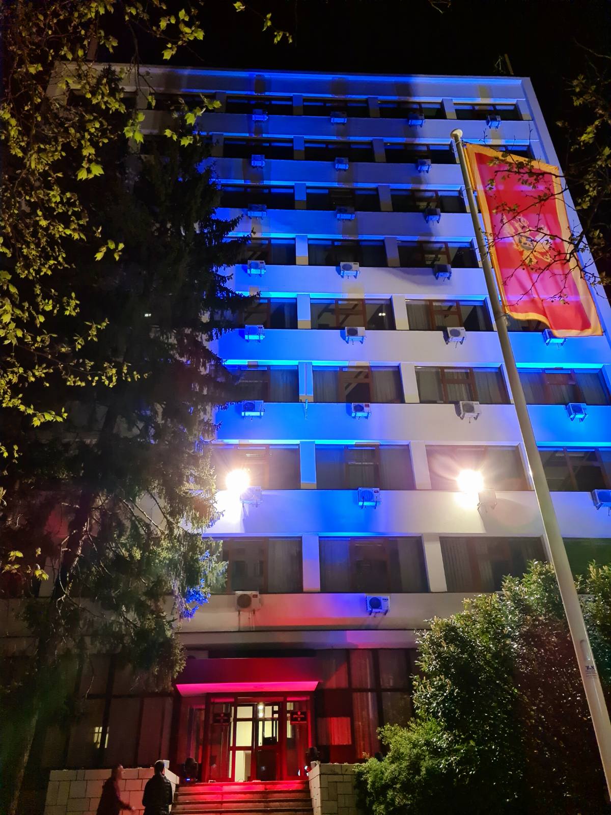Zgrada osvijetljena plavom bojom: Opština Nikšić obilježila Dan Evrope