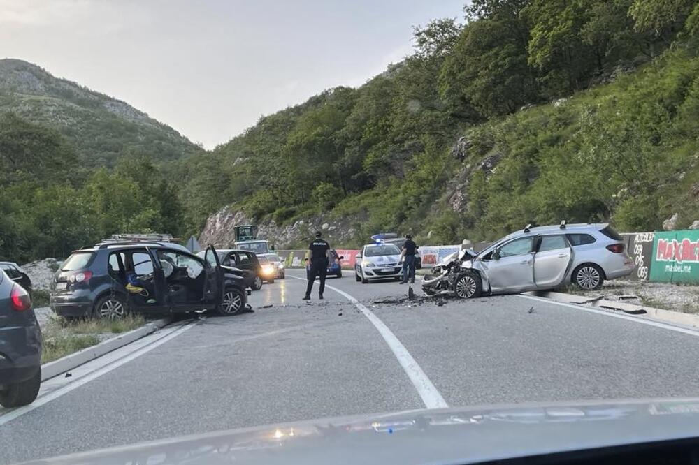 Udes u Obzovici: Više osoba povrijeđeno!