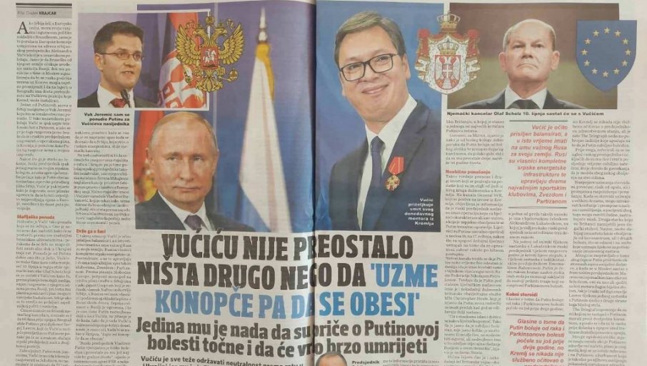 Nastavljaju se morbidni napadi hrvatskih medija na Vučića: Preporučuju mu da izvrši samoubistvo!