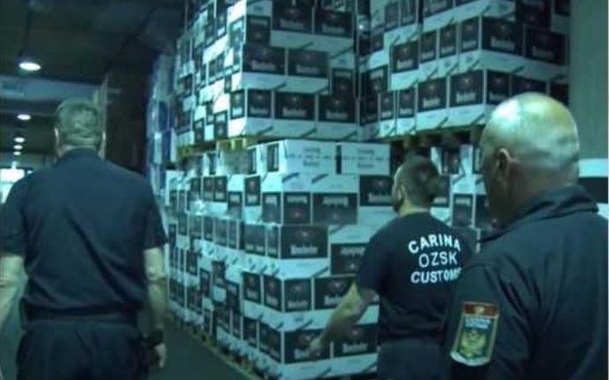 Nova akcija Uprave prihoda i carina u Luci Bar: Zaplijenjeno 1.120 paketa cigareta!