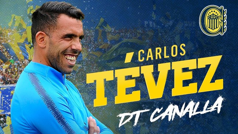 Iz kopački na klupu: Tevez trener Rozarija