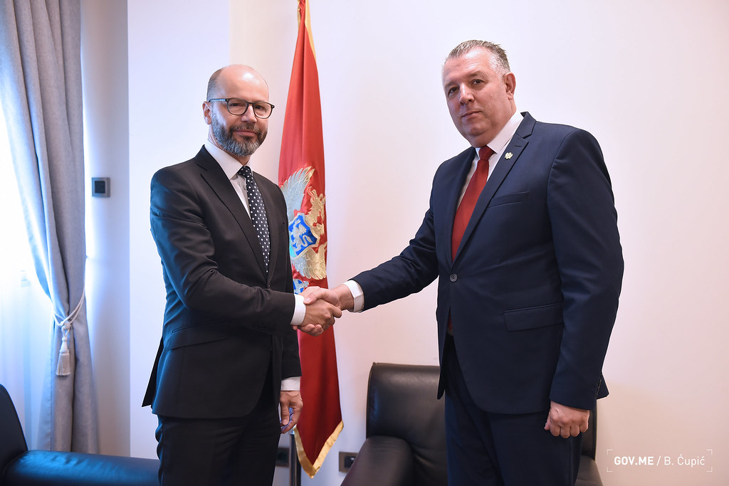 Ministar Miljanić sa ambasadorom Preskerom: Stvaranje institucionalnog okvira neophodan uslov za efikasnu borbu protiv korupcije