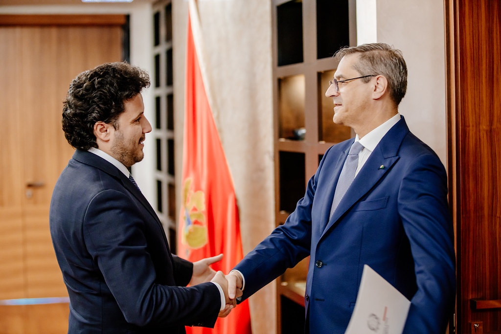 Abazović sa ambasadorom Italije: Prijateljski odnosi i kontinuiran politički dijalog na visokom nivou između Crne Gore i Italije