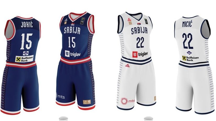 Odabran pobjednički dizajn dresova košarkaša Srbije