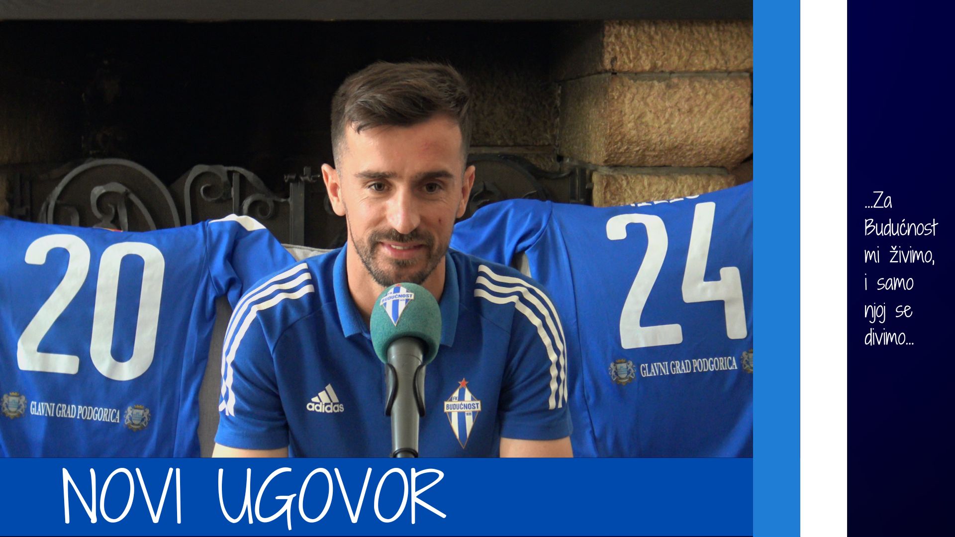 Ivanović produžio ugovor sa plavo-bijelima: U napadu Budućnosti do 2024. godine