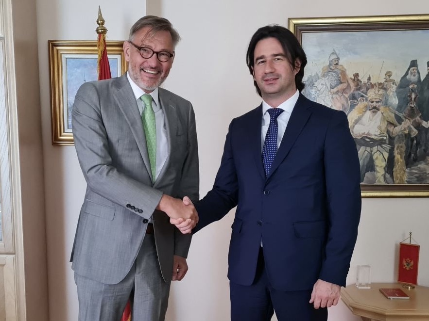 Kovač sa ambasadorom Njemačke: Nastavak saradnje između Ministarstva pravde i ambasade Njemačke