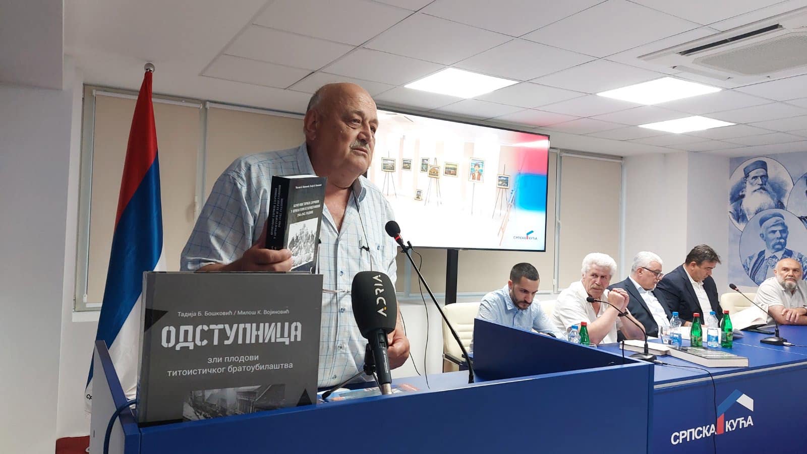 Promocija knjige „Odstupnica – zli plodovi titoističkog bratoubilaštva“: Cilj ove publikacije je da se ne zaborave žrtve i da se niko ne sveti zbog zločina u Prvom i Drugom svjetskom ratu
