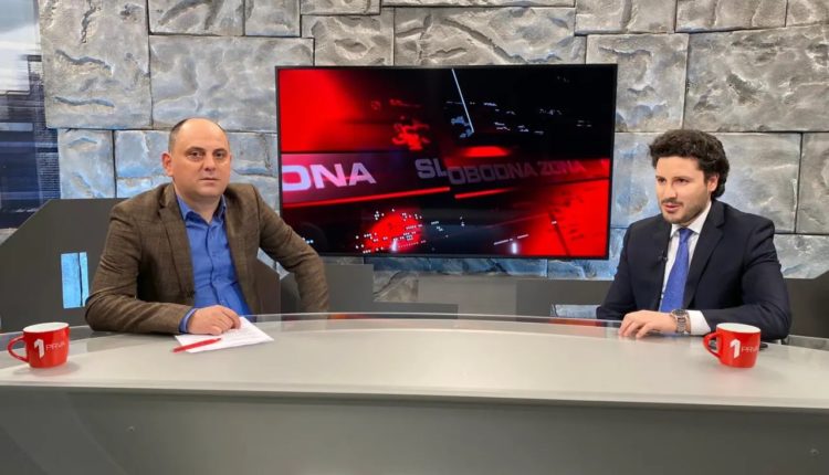 SLOBODNA ZONA večeras u 20h na TV Prva: Gostuje premijer Dritan Abazović