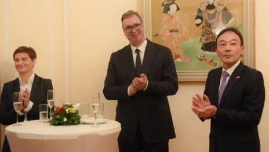 Svečani prijem povodom obeležavanja 140 godina prijateljskih odnosa: Predsjednik Vučić na svečanosti u ambasadi Japana