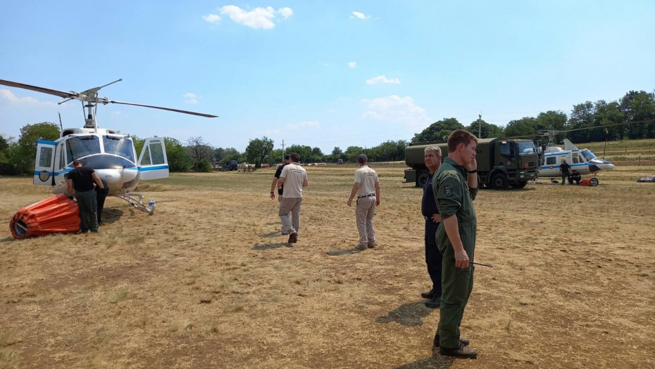 U borbi protiv požara: Helikopterska jedinica i spasioci MUP-a Srbije pritekli u pomoć Slovencima!