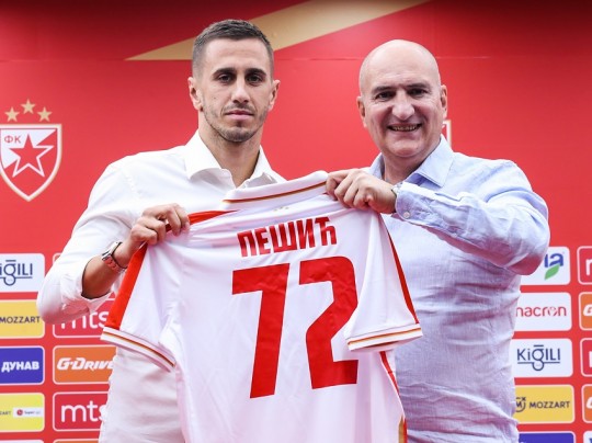 Pešić predstavljen u Zvezdi: U najboljim sam godinama