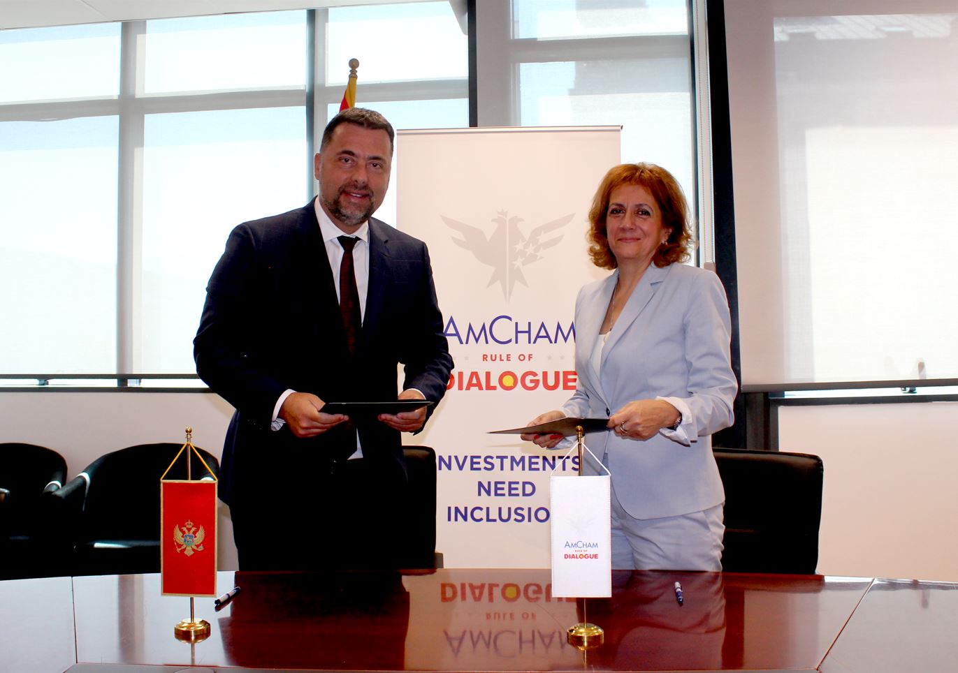 Američka privredna komore i Ministarstvo ekonomskog razvoja i turizma potpisali memorandum: Pravovremenim dijalogom do snažnijeg poslovnog ambijenta