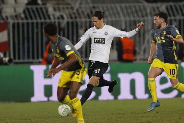 Vezni fudbaler napustio Partizan: Jevtović u Gazijentepu
