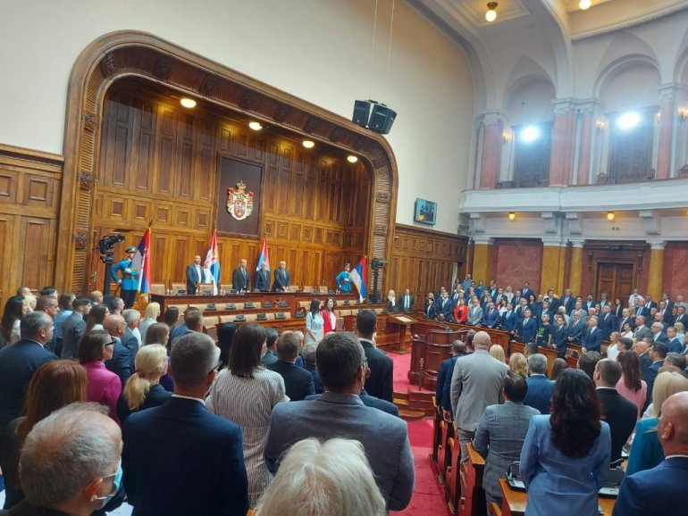 Počela konstitutivna sjednica Skupštine Srbije