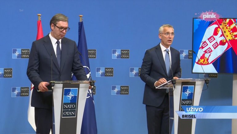 Vučić se sastao sa Stoltenbergom: Srbija će se držati međunarodnog javnog prava; Mi smo neutralni i sami ćemo obezbijediti svoju zemlju i narod!