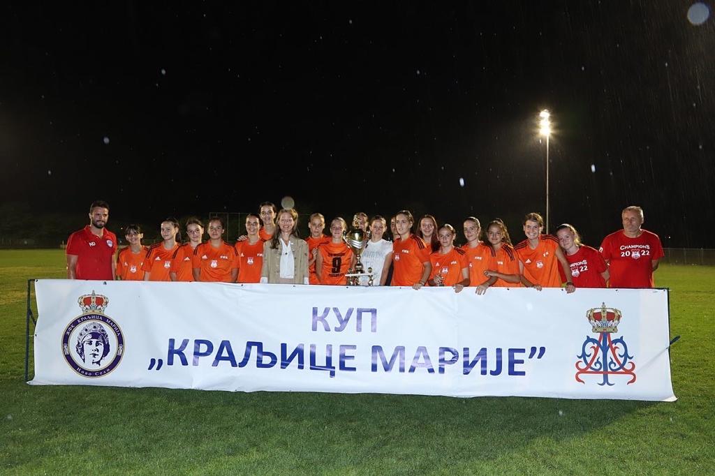 ŽFK ”Mladost-Podgorica” drugu godinu zaredom osvojio Kraljevski kup ”Kraljica Marija”