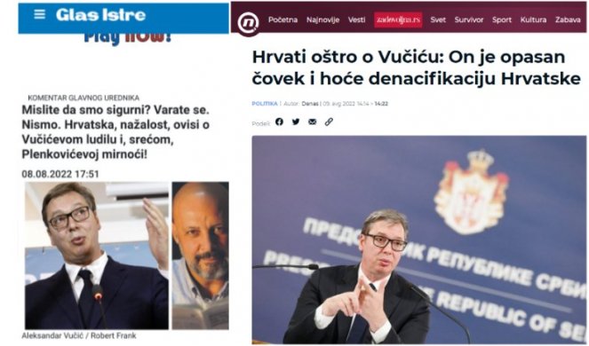Još jedan orkestrirani napad na Vučića iz Hrvatske: Plenković naredio medijski linč predsjednika Srbije, pridružili se antisrpski mediji iz Beograda!