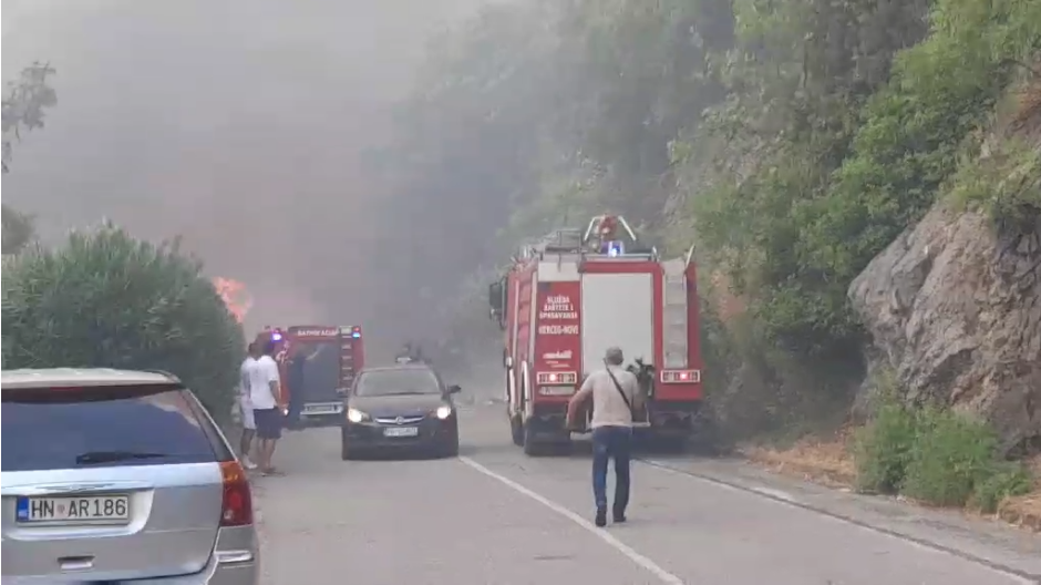 Na Njivicama požar hvata zamaha: Stigla pomoć iz Hrvatske