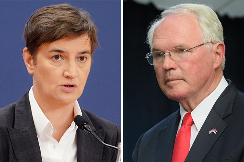Brnabić razgovarala sa Hilom: Očuvanje mira u regionu jedan od prioriteta Srbije!