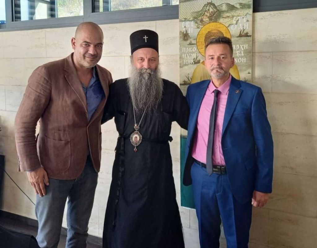 Predsjednik opštine Budva Milo Božović susreo se sa patrijarhom srpskim Porfirijem