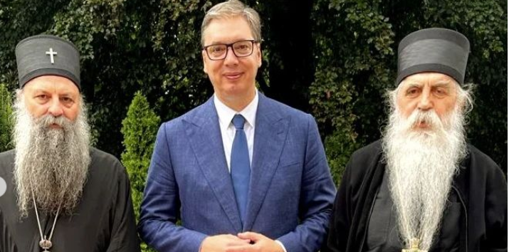 Vučić se sastao sa patrijarhom Porfirijem i vladikom Irinejem: Sačuvaćemo srpsko ime i prezime na Kosovu i Metohiji, kao i srpsku državnost