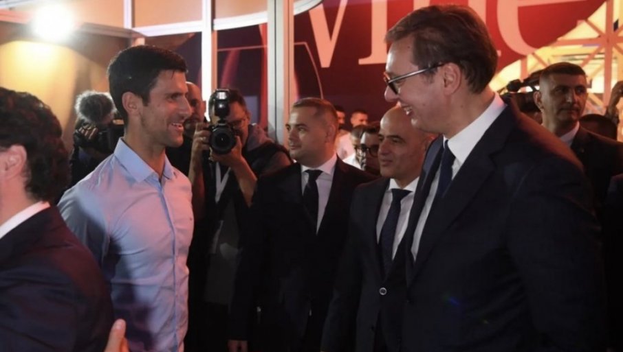 Vučić se susreo sa Đokovićem na sajmu vina „Vinska vizija Otvorenog Balkana“!