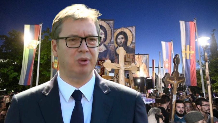 Vučić o sinoćnjem molebnu koji je služio patrijarh: Ne bih bio na tom skupu, ni sa čim što je tu izrečeno nisam saglasan