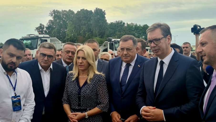 Vučić prisustvuje svečanosti povodom početka izgradnje dionice autoputa Bijeljina – Rača: Kada odemo u političku istoriju ostaće ono što smo uradili
