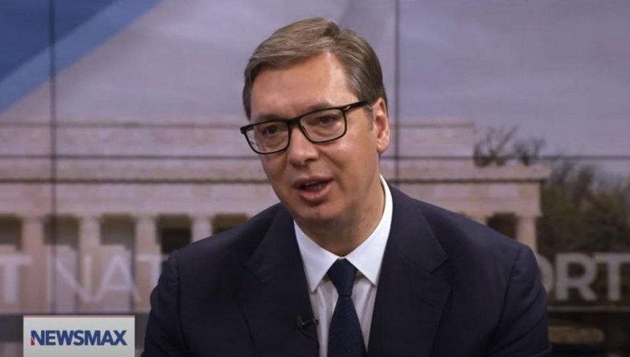 Vučić gostovao na Njuzmaksu: Srbija se u ukrajinskom sukobu ne stavlja ni na čiju stranu; Za sve u regionu je značajno što su SAD podržale Otvoreni Balkan!