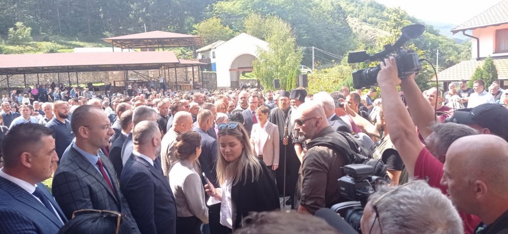 Brnabić iz Leposavića: Postoje crvene linije preko kojih Srbija neće ići, nećemo dozvoliti nove Oluje i progon!