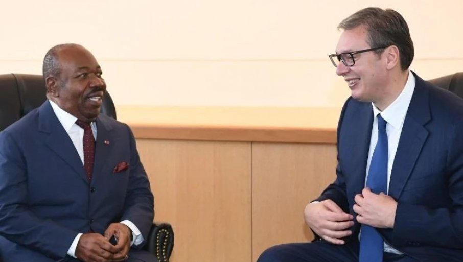 Vučić sa predsjednikom Gabona: Dogovorili razmjenu posjeta na najvišem nivou i unapređenje bilateralnih odnosa