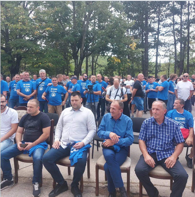 Kovačević podržao protest radnika Željezare: Ovo nije pitanje politike – ovo je pitanje opstanka Nikšića!
