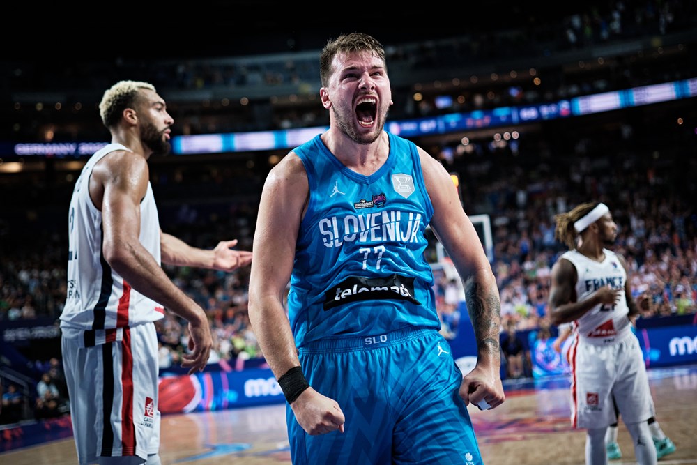 Dončić brojao do 47, Slovenija prva u grupi