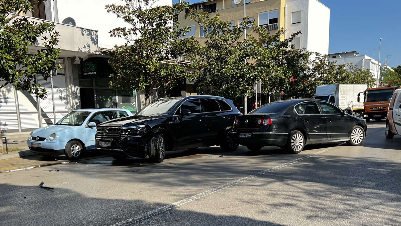 Na licu mjesta Savo Kentera i Drago Spičanović: Vozilo ANB-a učestvovalo u udesu! (FOTO)