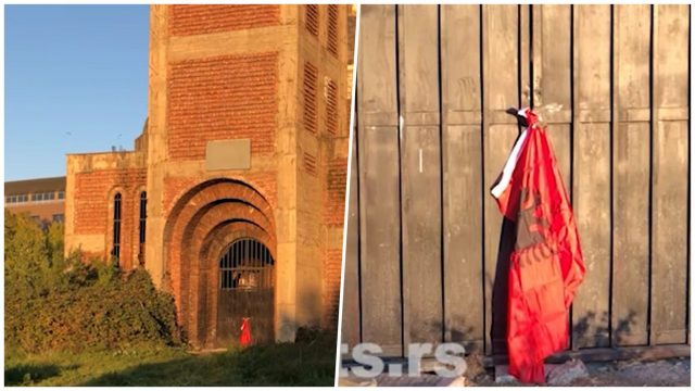 Sramno: Na oskrnavljenom Hramu Hrista Spasa u Prištini okačena zastava Albanije!