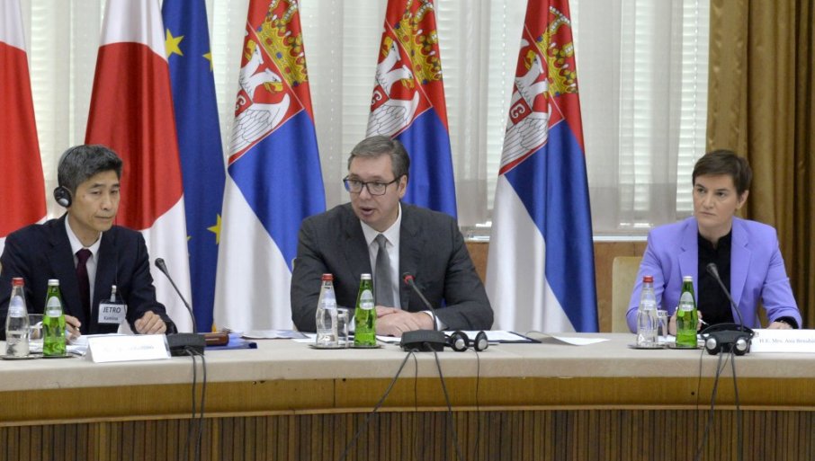 Vučić: Uvjeren da ulazimo u period još intenzivnijeg razvoja ekonomske saradnje između Srbije i Japana!
