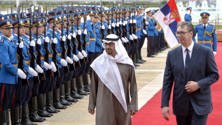 Vučić dočekao predsjednika UAE Mohameda bin Zajeda Al Nahjana!