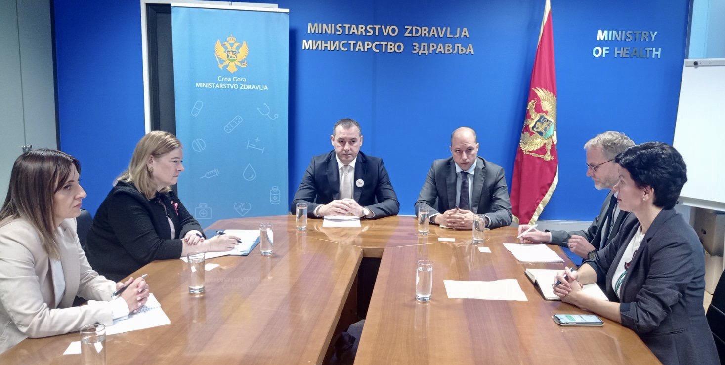 Šćekić razgovarao sa američkom ambasadorkom i visokim predstavnicima SZO: Podrška SAD i SZO u jačanju kapaciteta za zdravstvenu sigurnost