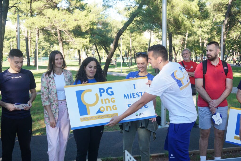 Morača pobjednik prvog „PG ping – pong“ turnira