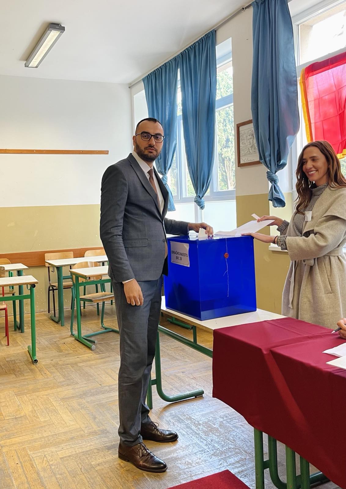 Nosilac liste danilovgradskih Demokrata Duško Stijepović obavio građansku dužnost