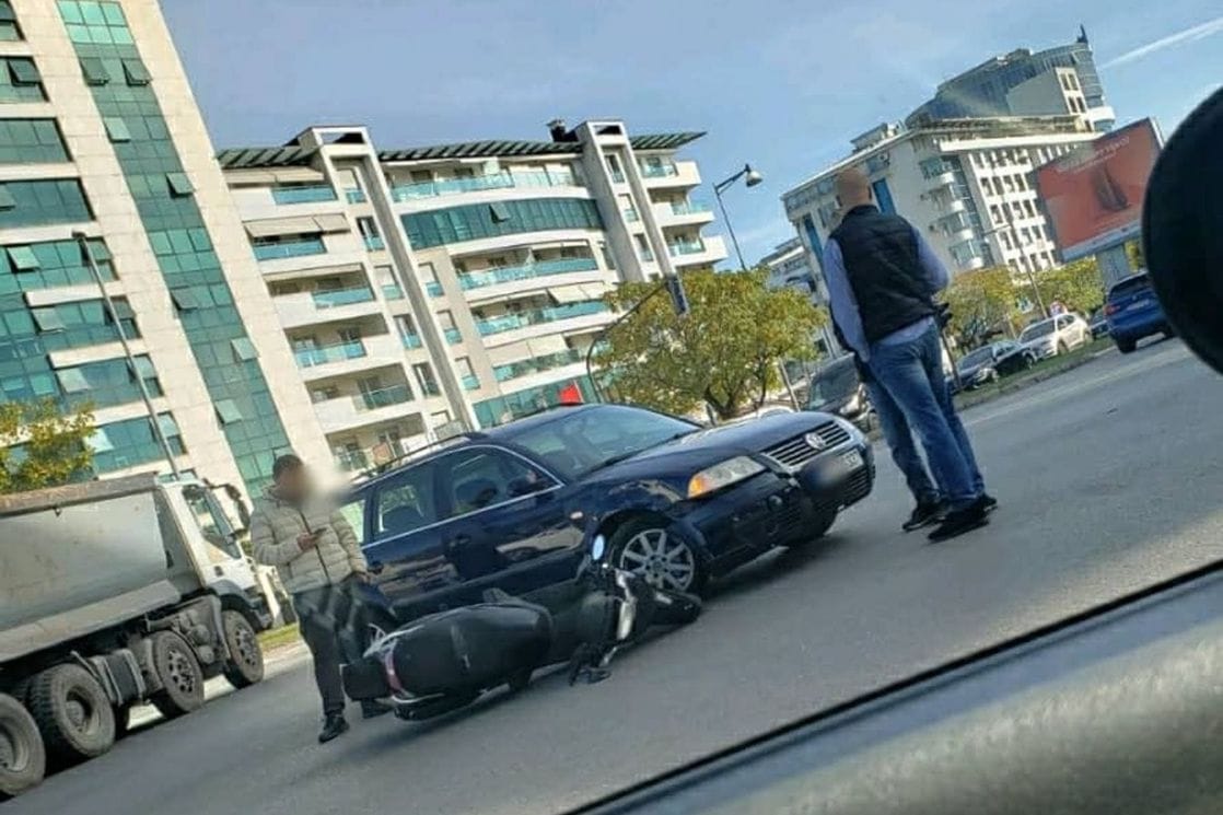 Udes u Podgorici, povrijeđen motociklista