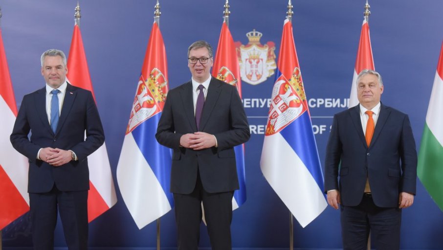 Vučić, Nehamer i Orban saglasni: Moramo da sarađujemo da bismo pobijedili sve izazove naše zajedničke sudbine!