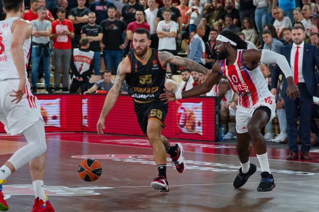 Nakon fudbalera i košarkaši Crvene zvezde poraženi u Monte Karlu: Nema više neporaženih timova u Evroligi