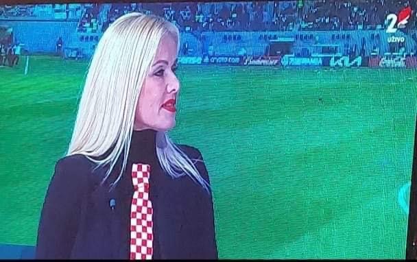 Nastavlja se revija ustaštva na Javnom servisu: U studiju RTCG-a sportska novinarka navukla kockastu kravatu sa ustaškom oznakom!