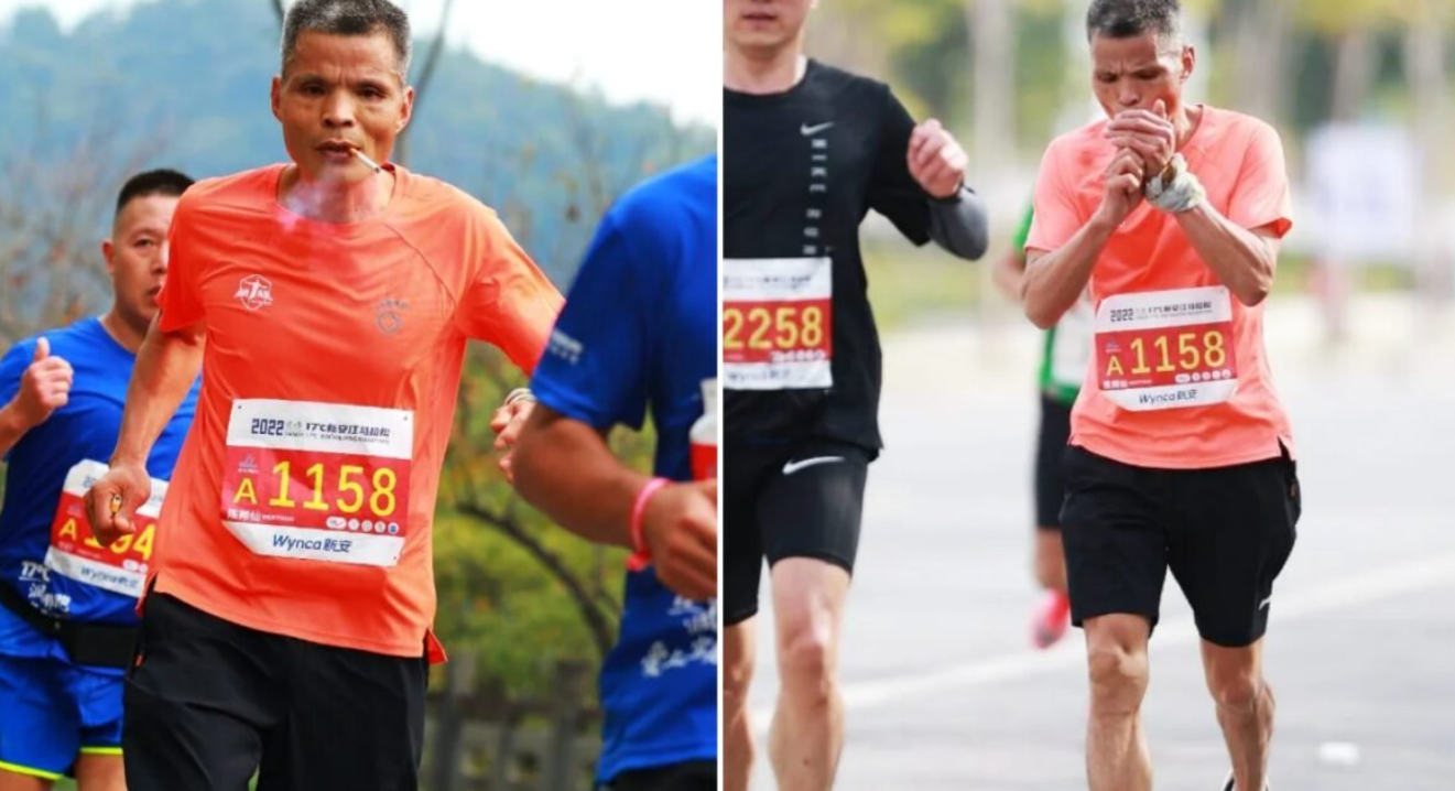 Čudne scene na kineskom maratonu: „Ujka Čen“ puši i trči