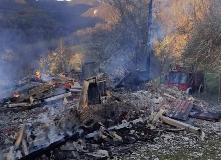 Izgorjela kuća do temelja u pljevaljskoj Bukovici